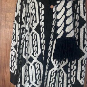 Women's Medium Multicolor Argyle Wool Mohair